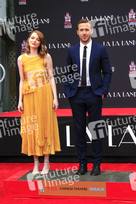 Hand and Footprint Ceremony mit Emma Stone und Ryan Gossling in Los Angeles