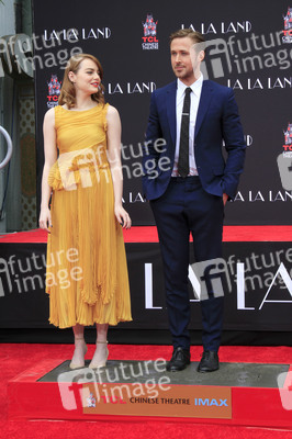 Hand and Footprint Ceremony mit Emma Stone und Ryan Gossling in Los Angeles