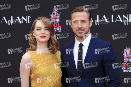 Hand and Footprint Ceremony mit Emma Stone und Ryan Gossling in Los Angeles
