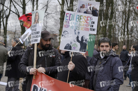 Kurden Demonstration in Berlin
