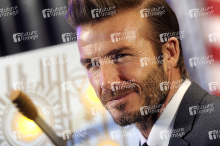 Empire State Building Lighting Ceremony mit David Beckham in New York