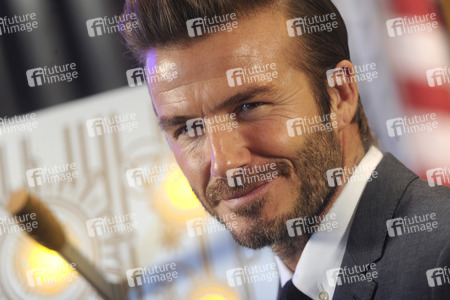 Empire State Building Lighting Ceremony mit David Beckham in New York