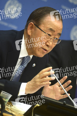 Ban Ki-moon Pressekonferenz in New York