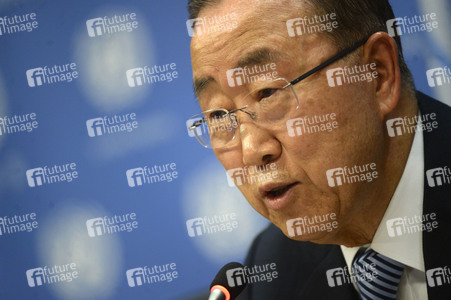 Ban Ki-moon Pressekonferenz in New York