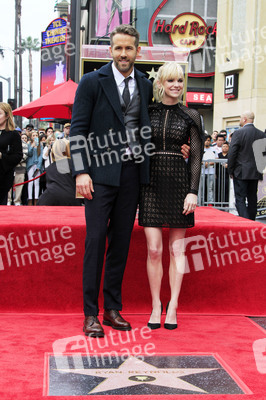 Ryan Reynolds erhält einen Stern auf dem Hollywood Walk of Fame in Los Angeles