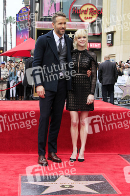 Ryan Reynolds erhält einen Stern auf dem Hollywood Walk of Fame in Los Angeles