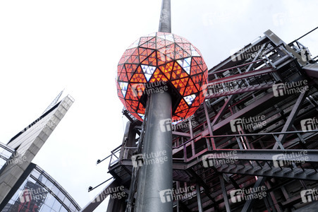 Times Square Ball Testlauf in New York