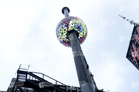 Times Square Ball Testlauf in New York