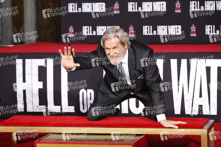 Hand and Footprint Ceremony mit Jeff Bridges in Los Angeles
