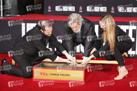 Hand and Footprint Ceremony mit Jeff Bridges in Los Angeles