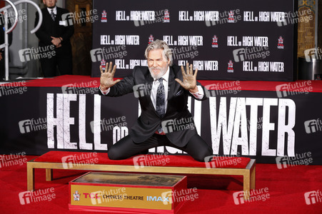 Hand and Footprint Ceremony mit Jeff Bridges in Los Angeles