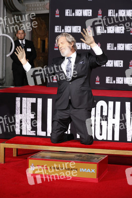 Hand and Footprint Ceremony mit Jeff Bridges in Los Angeles
