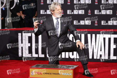 Hand and Footprint Ceremony mit Jeff Bridges in Los Angeles