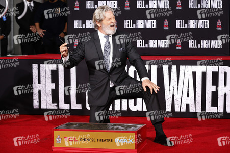Hand and Footprint Ceremony mit Jeff Bridges in Los Angeles