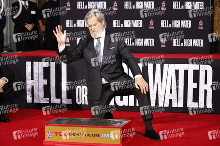 Hand and Footprint Ceremony mit Jeff Bridges in Los Angeles