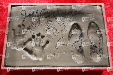 Hand and Footprint Ceremony mit Jeff Bridges in Los Angeles