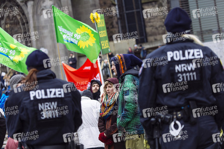 Rechte Demo in Köln