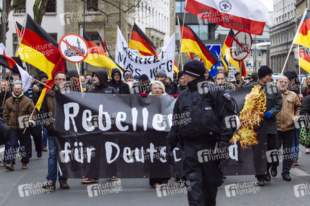 Rechte Demo in Köln