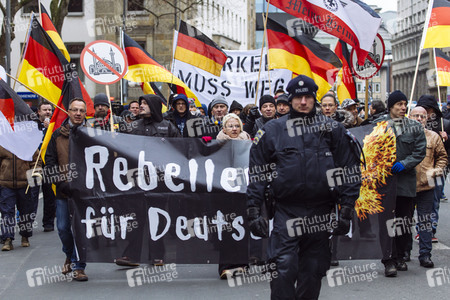 Rechte Demo in Köln