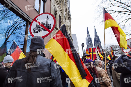 Rechte Demo in Köln