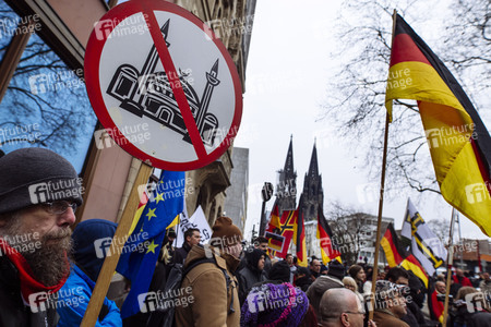 Rechte Demo in Köln