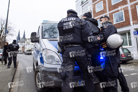 Rechte Demo in Köln