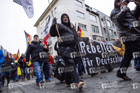 Rechte Demo in Köln