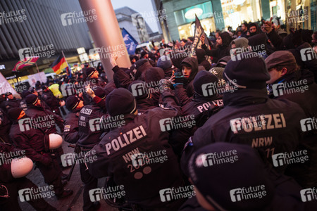 Rechte Demo in Köln
