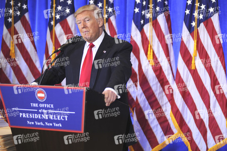 Donald Trump Pressekonferenz in New York