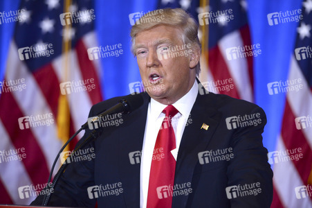 Donald Trump Pressekonferenz in New York