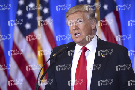 Donald Trump Pressekonferenz in New York