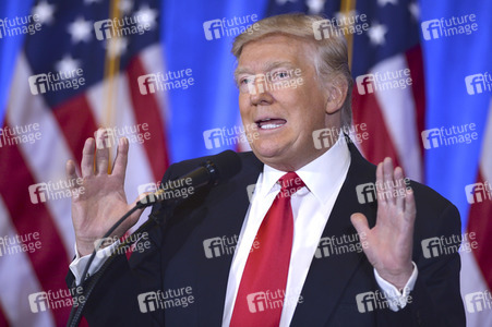 Donald Trump Pressekonferenz in New York