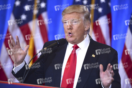 Donald Trump Pressekonferenz in New York