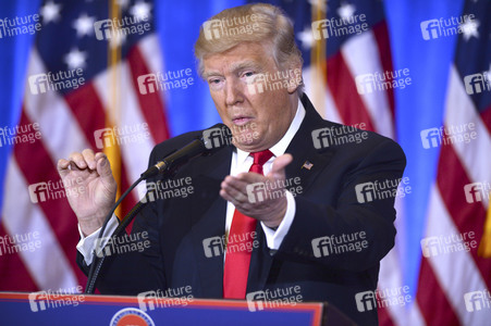 Donald Trump Pressekonferenz in New York
