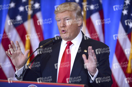 Donald Trump Pressekonferenz in New York
