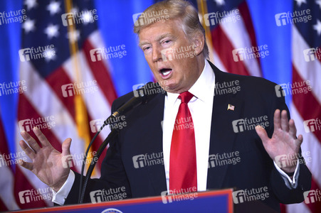 Donald Trump Pressekonferenz in New York
