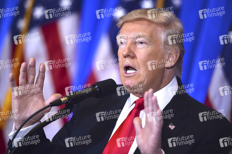Donald Trump Pressekonferenz in New York