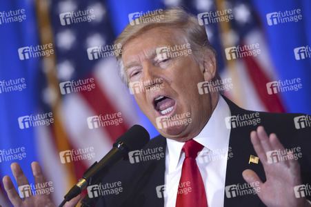 Donald Trump Pressekonferenz in New York