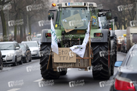 Demonstration 'Wir haben es Satt!' in Berlin