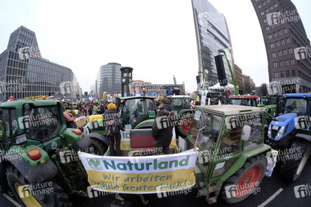 Demonstration 'Wir haben es Satt!' in Berlin