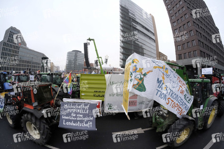 Demonstration 'Wir haben es Satt!' in Berlin