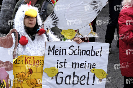 Demonstration 'Wir haben es Satt!' in Berlin