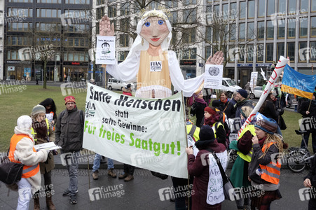 Demonstration 'Wir haben es Satt!' in Berlin