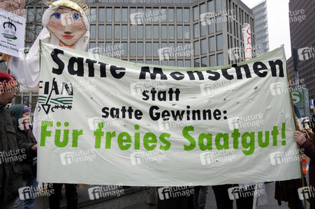 Demonstration 'Wir haben es Satt!' in Berlin