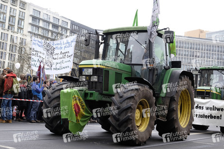 Demonstration 'Wir haben es Satt!' in Berlin