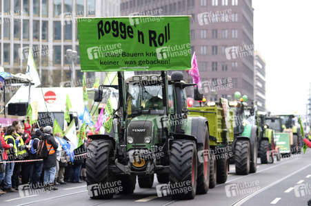Demonstration 'Wir haben es Satt!' in Berlin