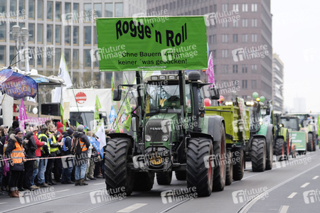 Demonstration 'Wir haben es Satt!' in Berlin