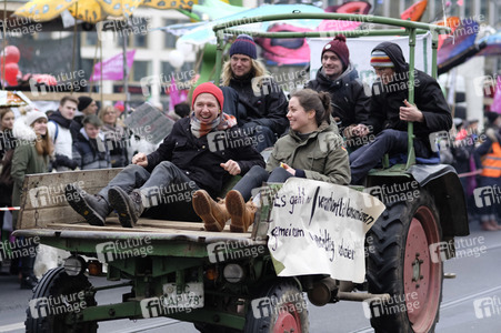 Demonstration 'Wir haben es Satt!' in Berlin
