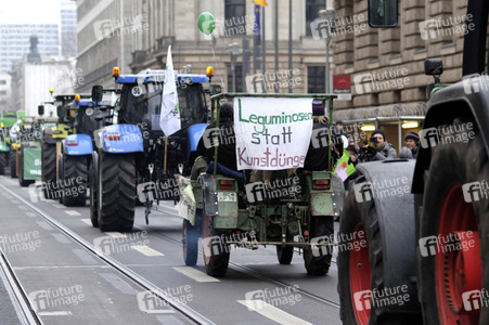 Demonstration 'Wir haben es Satt!' in Berlin