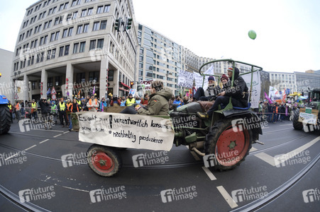 Demonstration 'Wir haben es Satt!' in Berlin
